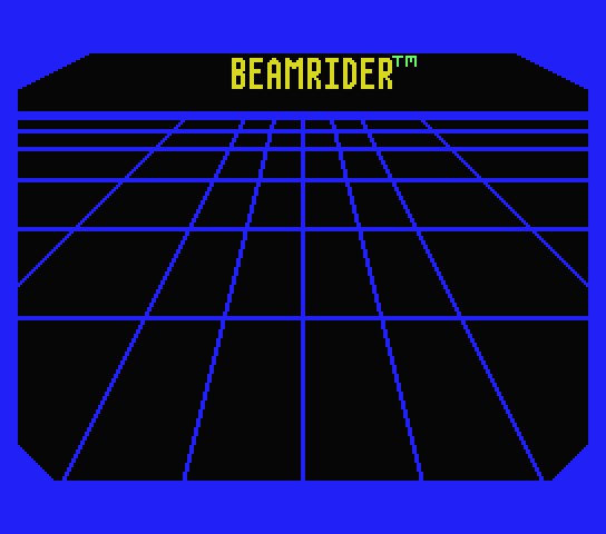 Beamrider title screen for MSX
